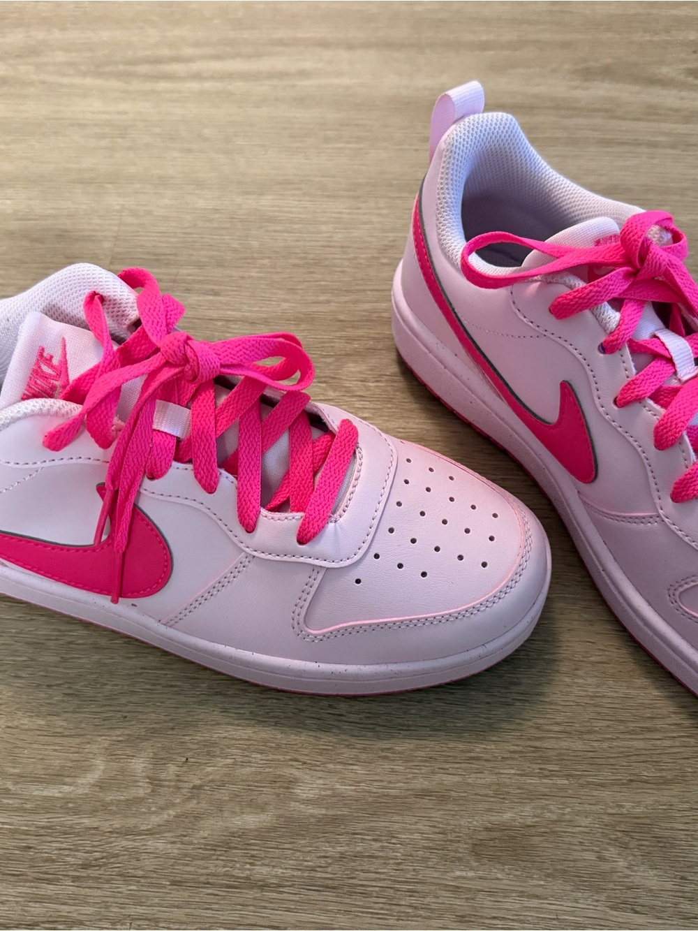 Brand New Nike Court Borough Low Recraft Pink Shoes Size 6Y